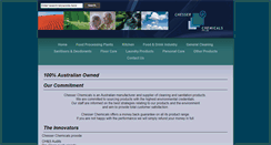 Desktop Screenshot of chesserchemicals.com.au
